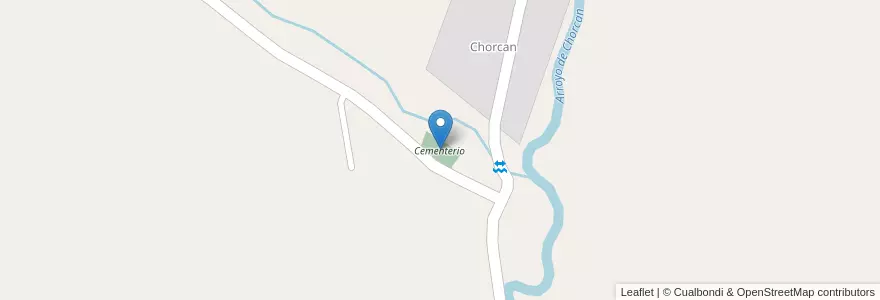 Mapa de ubicacion de Cementerio en アルゼンチン, フフイ州, Departamento Humahuaca, Municipio De Humahuaca.