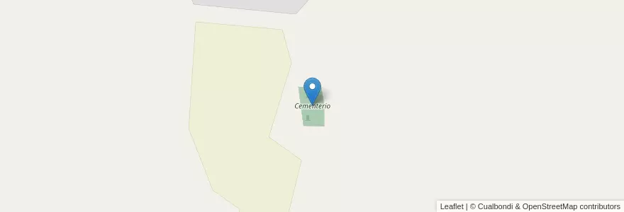 Mapa de ubicacion de Cementerio en 阿根廷, Salta, Departamento Iruya, Municipio Iruya.