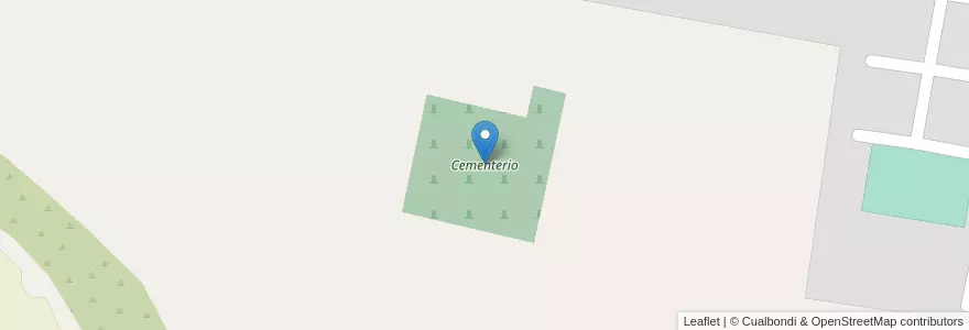 Mapa de ubicacion de Cementerio en Argentinien, Jujuy, Departamento El Carmen, Municipio De El Carmen, El Carmen.