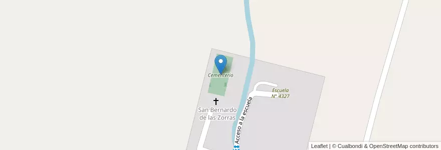 Mapa de ubicacion de Cementerio en 아르헨티나, Salta, Rosario De Lerma, Municipio De Campo Quijano.