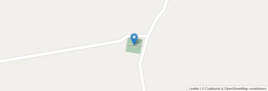 Mapa de ubicacion de Cementerio en Arjantin, Santiago Del Estero, Departamento Salavina.