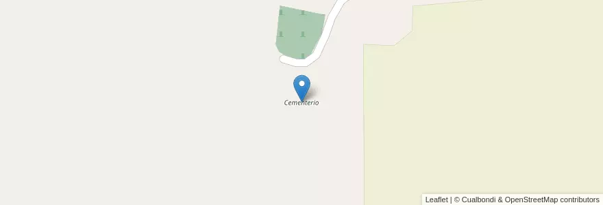 Mapa de ubicacion de Cementerio en Аргентина, Сан-Хуан, Чили, Iglesia.