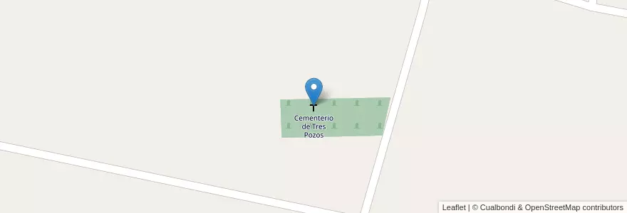 Mapa de ubicacion de Cementerio de Tres Pozos en Argentinien, Tucumán, Departamento Leales, Municipio De Estación Aráoz Y Tacanas.