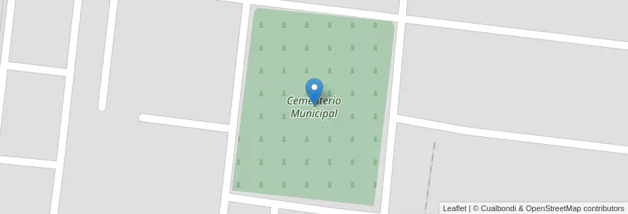 Mapa de ubicacion de Cementerio Municipal en Argentinien, Chile, Provinz Santa Cruz, Las Heras, Deseado, Las Heras.