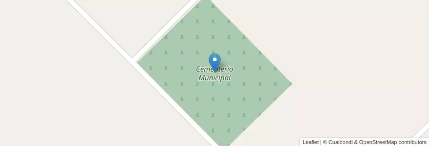 Mapa de ubicacion de Cementerio Municipal en 아르헨티나, 부에노스아이레스주, Partido De Salliqueló.
