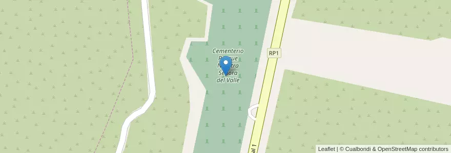 Mapa de ubicacion de Cementerio Parque Nuestra Señora del Valle en 阿根廷, Catamarca, Departamento Fray Mamerto Esquiú, Municipio De Fray Mamerto Esquiú.