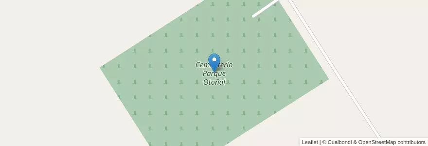 Mapa de ubicacion de Cementerio Parque Otoñal en Аргентина, Санта-Фе, Departamento General López, Municipio De Venado Tuerto.