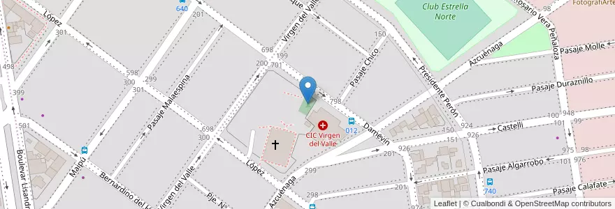 Mapa de ubicacion de Cementerio Salesiano en Аргентина, Санта-Крус, Чили, Mercado De La Ciudad, Deseado, Caleta Olivia.