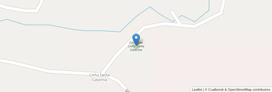 Mapa de ubicacion de Cemitério Linha Santa Catarina en ブラジル, 南部地域, サンタ カタリーナ, Região Geográfica Intermediária De Chapecó, Microrregião De São Miguel D'Oeste, Dionísio Cerqueira.