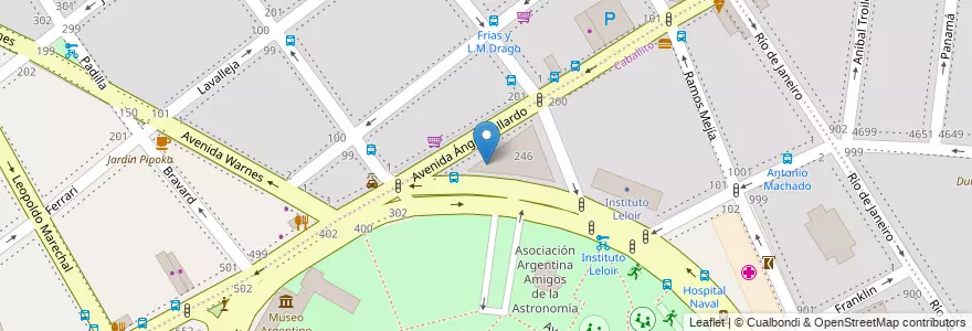 Mapa de ubicacion de CENOF Centro Angel Gallardo, Caballito en Argentinië, Ciudad Autónoma De Buenos Aires, Buenos Aires, Comuna 6.