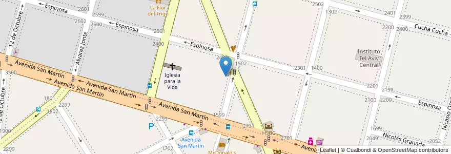 Mapa de ubicacion de CENOF Centro Juan Agustín García, La Paternal en Argentine, Ciudad Autónoma De Buenos Aires, Buenos Aires.