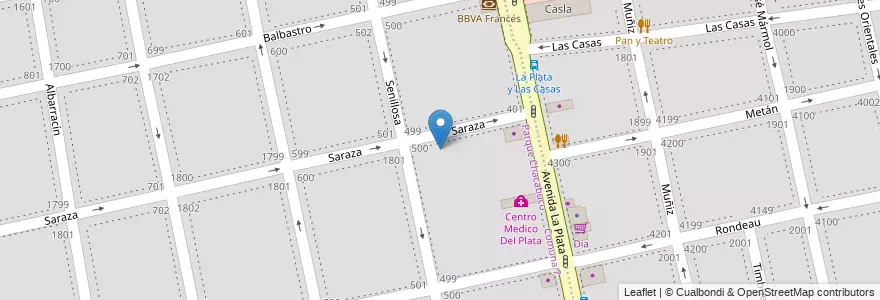 Mapa de ubicacion de CENOF Centro Saraza, Parque Chacabuco en آرژانتین, Ciudad Autónoma De Buenos Aires, Buenos Aires.