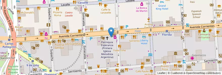 Mapa de ubicacion de CENOF Centro SIPAM, San Nicolas en Argentinië, Ciudad Autónoma De Buenos Aires, Comuna 1, Buenos Aires.