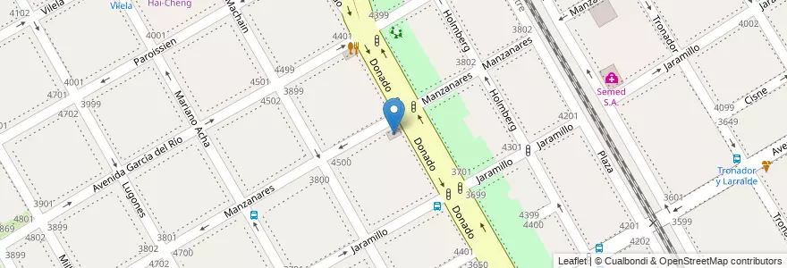 Mapa de ubicacion de Central Graphic, Saavedra en 阿根廷, Ciudad Autónoma De Buenos Aires, Comuna 12, 布宜诺斯艾利斯.