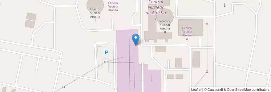 Mapa de ubicacion de Central Nuclear de Atucha I en Argentina, Buenos Aires, Partido De Zárate.