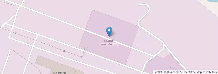 Mapa de ubicacion de Central Termoelectrica en アルゼンチン, ブエノスアイレス州, Partido De Ramallo.
