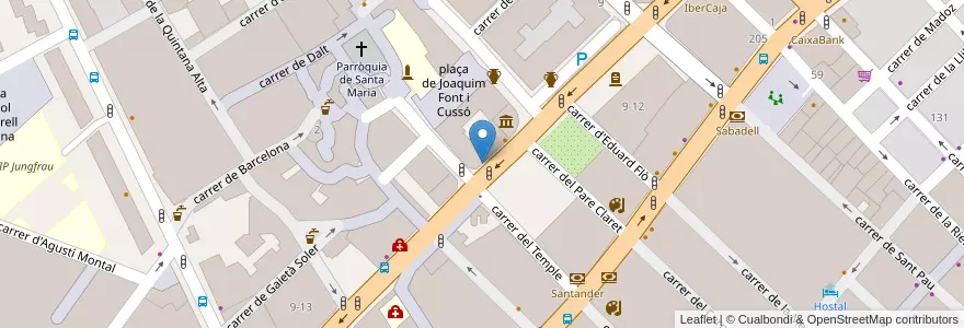 Mapa de ubicacion de Centre Mèdic Badalona en Espanha, Catalunha, Barcelona, Barcelonès, Badalona.