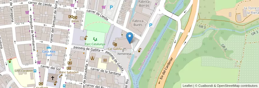 Mapa de ubicacion de Centre Municipal de Formació de Persones Adultes en اسپانیا, Catalunya, Barcelona, Bages, Sant Joan De Vilatorrada.