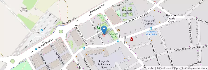 Mapa de ubicacion de Centre Veterinari Cabell d'Àngels en Spagna, Catalunya, Barcelona, Garraf, Vilanova I La Geltrú.