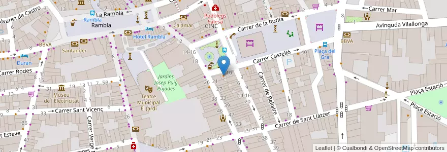 Mapa de ubicacion de Centric Bar en 西班牙, Catalunya, 赫罗纳, Alt Empordà, Figueres.