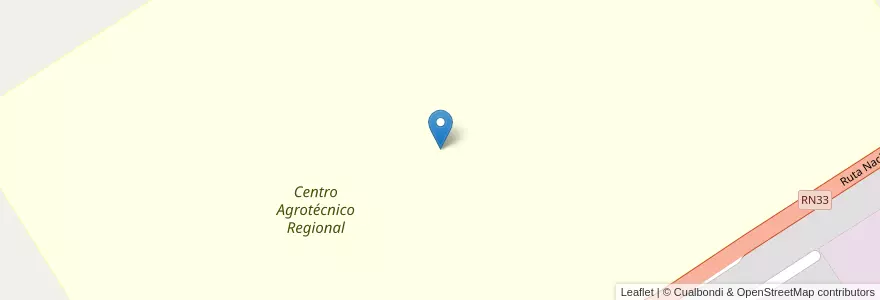 Mapa de ubicacion de Centro Agrotécnico Regional en Argentina, Santa Fe, Departamento General López, Municipio De Venado Tuerto.