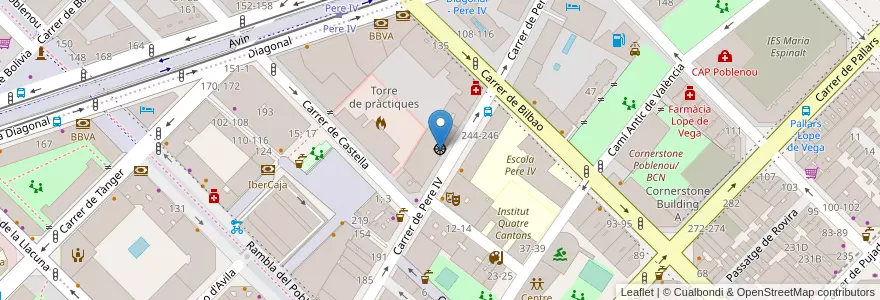 Mapa de ubicacion de Centro Budista Nagarjuna en Sepanyol, Catalunya, Barcelona, Barcelonès, Barcelona.