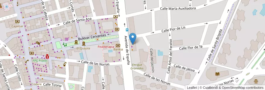 Mapa de ubicacion de Centro Capilar Mariano García en Spanien, Autonome Gemeinschaft Madrid, Autonome Gemeinschaft Madrid, Área Metropolitana De Madrid Y Corredor Del Henares, Majadahonda.