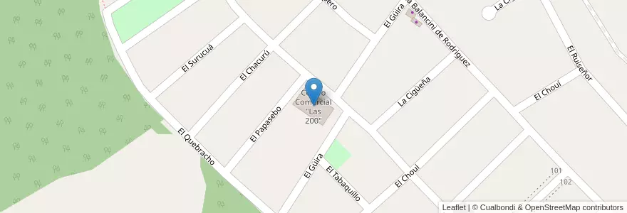 Mapa de ubicacion de Centro Comercial "Las 200" en 阿根廷, 布宜诺斯艾利斯省, Partido De La Matanza, Ciudad Evita.