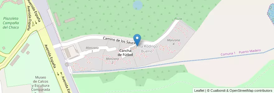 Mapa de ubicacion de Centro Comunitario, Puerto Madero en Argentinien, Ciudad Autónoma De Buenos Aires, Comuna 1, Buenos Aires.