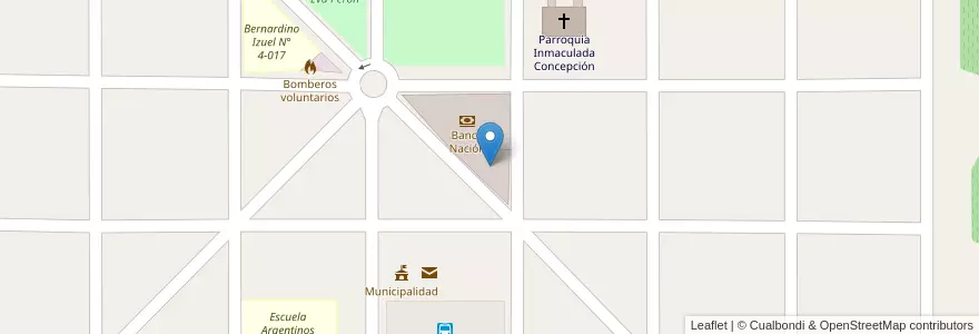 Mapa de ubicacion de Centro cultural - ANSES en Arjantin, Şili, Mendoza, Departamento San Rafael, Distrito Villa Atuel.