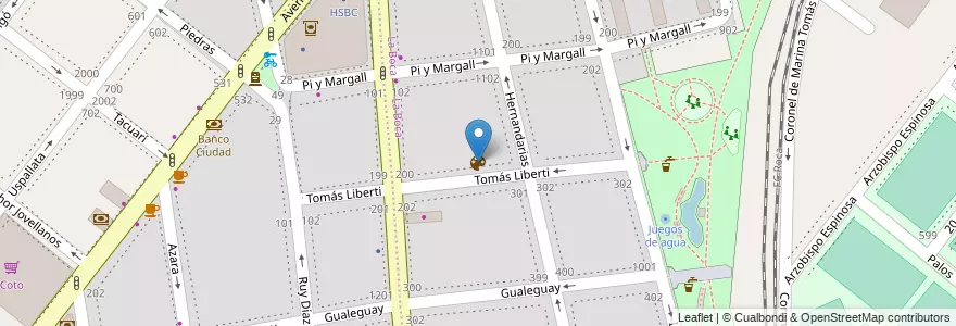Mapa de ubicacion de Centro Cultural y Biblioteca Popular "El Sueñero", Boca en アルゼンチン, Ciudad Autónoma De Buenos Aires, Comuna 4, ブエノスアイレス.