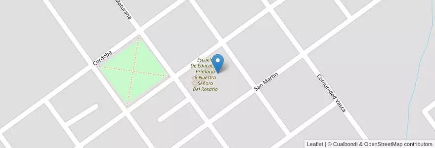 Mapa de ubicacion de Centro De Adultos 702 en Argentinië, Buenos Aires, Suipacha.