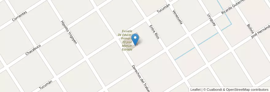 Mapa de ubicacion de Centro De Adultos 702/01 en الأرجنتين, بوينس آيرس, Partido Del Pilar, Presidente Derqui.