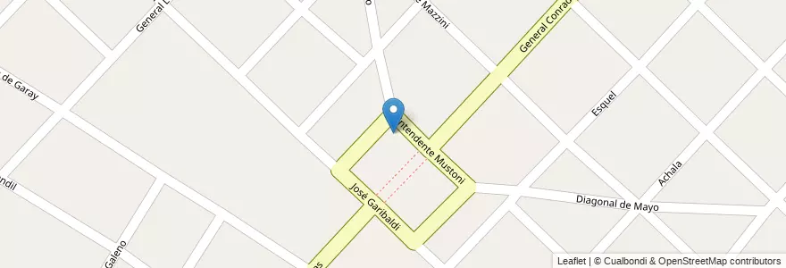Mapa de ubicacion de Centro De Adultos 704/01 en アルゼンチン, ブエノスアイレス州, Partido De Hurlingham, William C. Morris.