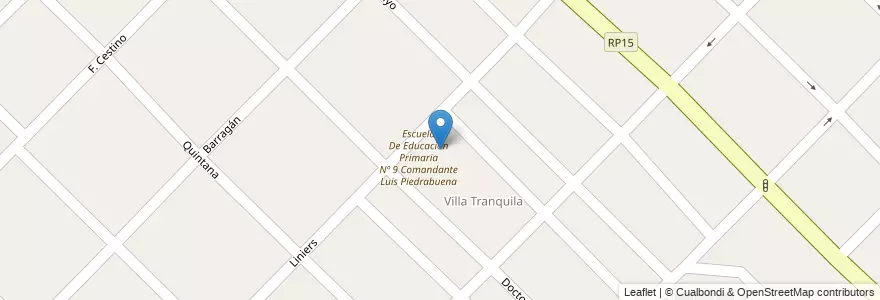 Mapa de ubicacion de Centro De Adultos Nº 707 en 阿根廷, 布宜诺斯艾利斯省, Partido De Ensenada.
