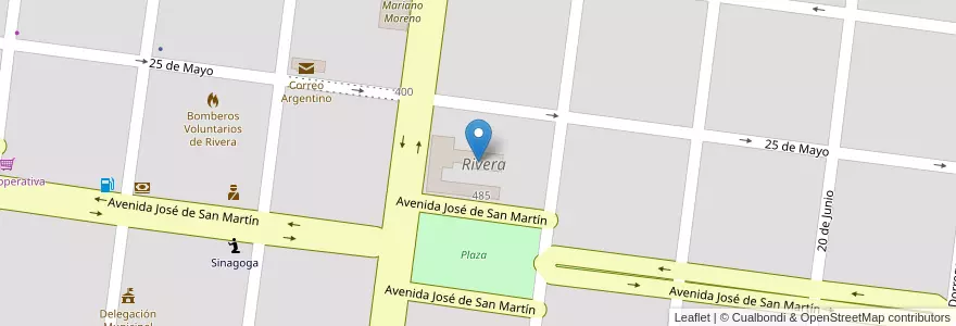 Mapa de ubicacion de Centro De Adultos Nº702 en Argentinië, Buenos Aires, Partido De Adolfo Alsina.