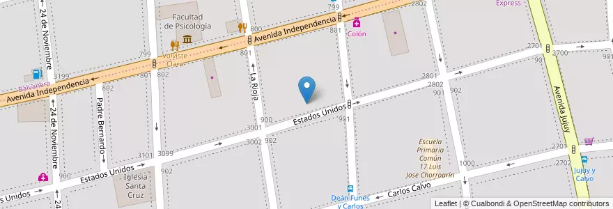 Mapa de ubicacion de Centro de Alfabetización, Educación Básica y Trabajo 33 Caminos Abiertos, San Cristobal en آرژانتین, Ciudad Autónoma De Buenos Aires, Comuna 3, Buenos Aires.
