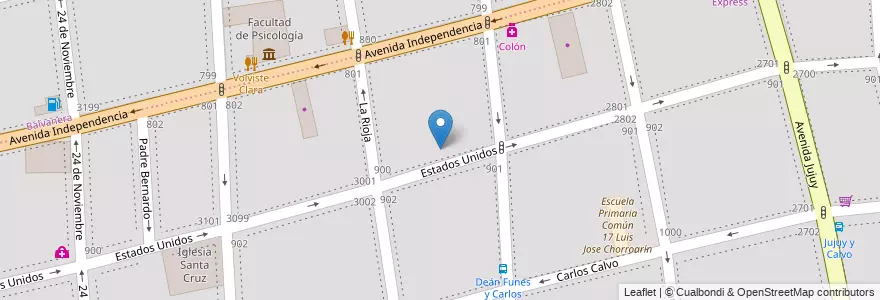 Mapa de ubicacion de Centro de Alfabetización, Educación Básica y Trabajo 34, San Cristobal en آرژانتین, Ciudad Autónoma De Buenos Aires, Comuna 3, Buenos Aires.