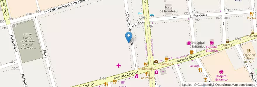 Mapa de ubicacion de Centro de Alfabetización, Educación Básica y Trabajo 70 CeNaReSo, Parque Patricios en Argentine, Ciudad Autónoma De Buenos Aires, Comuna 4, Buenos Aires.