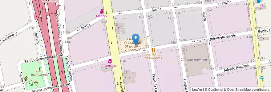Mapa de ubicacion de Centro de Alfabetización, Educación Básica y Trabajo, Barracas en Argentina, Autonomous City Of Buenos Aires, Comuna 4, Autonomous City Of Buenos Aires.