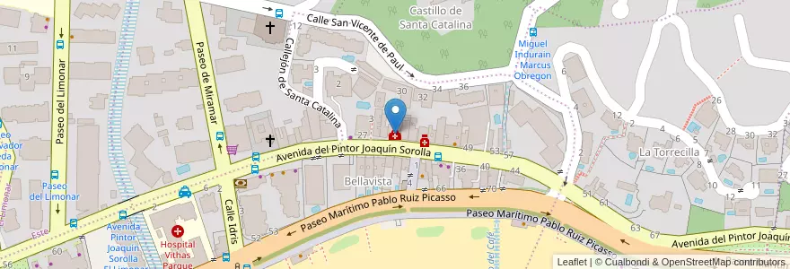 Mapa de ubicacion de Centro de Atención Infantil Maternum en إسبانيا, أندلوسيا, مالقة, Málaga-Costa Del Sol, مالقة.