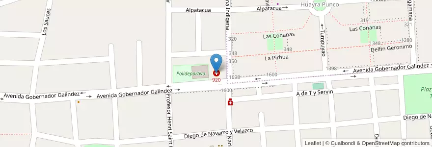 Mapa de ubicacion de Centro de Atención Primaria de Salud Doctor Carlos A. Herrera "Pepito" en Argentinien, Catamarca, Departamento Capital, Municipio De San Fernando Del Valle De Catamarca, San Fernando Del Valle De Catamarca.