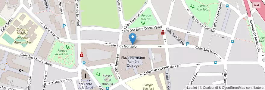 Mapa de ubicacion de Centro de Atención Temprana y Tratamientos. Ayto. Valdemoro en إسبانيا, منطقة مدريد, منطقة مدريد, Comarca Sur, Valdemoro.
