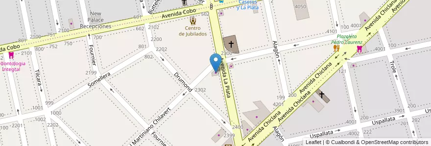Mapa de ubicacion de Centro de Baterias, Nueva Pompeya en 아르헨티나, Ciudad Autónoma De Buenos Aires, Comuna 4, 부에노스아이레스.