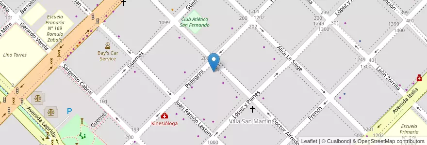 Mapa de ubicacion de Centro de Capacitación Laboral en Argentine, Chaco, Departamento San Fernando, Resistencia, Resistencia.