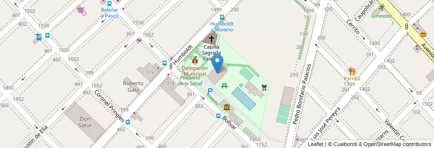 Mapa de ubicacion de Centro de Deportes de Combate en Argentine, Province De Buenos Aires, Partido De La Matanza, Ramos Mejía.