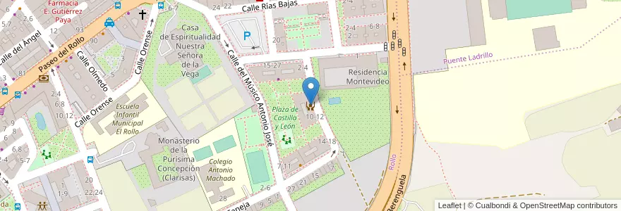 Mapa de ubicacion de Centro de Día de Alzheimer en Spagna, Castilla Y León, Salamanca, Campo De Salamanca, Salamanca.