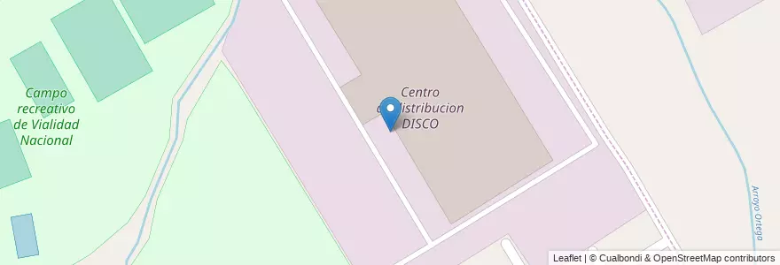 Mapa de ubicacion de Centro de distribucion DISCO en 아르헨티나, 부에노스아이레스주, Partido De Esteban Echeverría, El Jagüel.