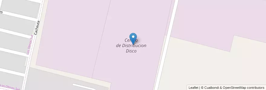 Mapa de ubicacion de Centro de Distribucion Disco en Argentina, Córdoba, Departamento Capital, Pedanía Capital, Cordoba, Municipio De Córdoba.