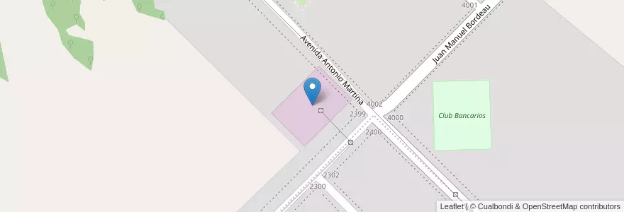 Mapa de ubicacion de Centro de Distribución Nº 5 en 阿根廷, Chaco, Departamento San Fernando, Resistencia, Resistencia.